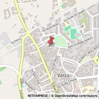 Mappa Via Ignazio Silone, 66054 Vasto CH, Italia, 66054 Vasto, Chieti (Abruzzo)