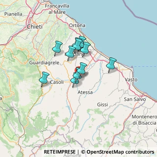 Mappa Località Piazzano ss 154 Km 6, 66041 Atessa CH, Italia (9.93091)
