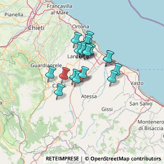Mappa Località Piazzano ss 154 Km 6, 66041 Atessa CH, Italia (10.755)