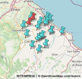 Mappa Località Piazzano ss 154 Km 6, 66041 Atessa CH, Italia (10.9195)