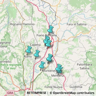 Mappa Via Tiberina Km 18, 00065 Fiano Romano RM, Italia (5.94909)