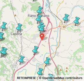 Mappa Via Scorano, 00065 Fiano Romano RM, Italia (6.336)