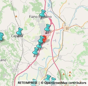 Mappa Via Scorano, 00065 Fiano Romano RM, Italia (5.32909)
