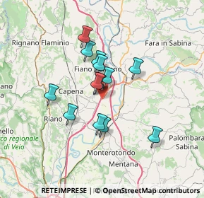 Mappa Via Scorano, 00065 Fiano Romano RM, Italia (5.57308)