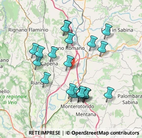 Mappa Via Scorano, 00065 Fiano Romano RM, Italia (7.4845)