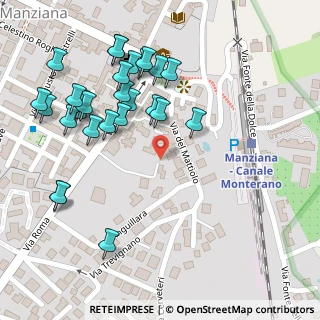 Mappa Piazza dell'Olmo, 00066 Manziana RM, Italia (0.14815)