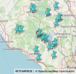 Mappa Piazza dell'Olmo, 00066 Manziana RM, Italia (16.149)