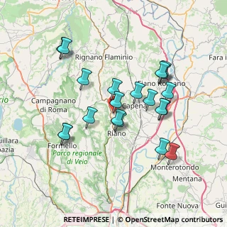 Mappa Strada Provinciable, 00060 Castelnuovo di Porto RM, Italia (7.186)