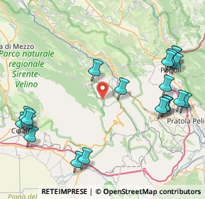 Mappa Via Fara, 67020 Gagliano Aterno AQ, Italia (11.0505)