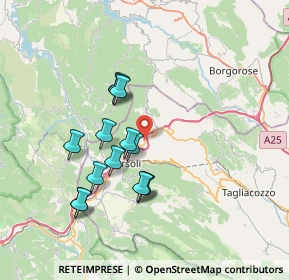 Mappa Via Binotto, 67061 Carsoli AQ, Italia (6.84286)