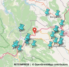 Mappa Via Binotto, 67061 Carsoli AQ, Italia (9.8795)