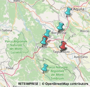 Mappa Via Binotto, 67061 Carsoli AQ, Italia (12.20636)