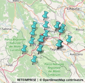 Mappa Via Binotto, 67061 Carsoli AQ, Italia (11.831)