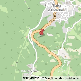 Mappa 65020 Sant'Eufemia A Maiella PE, Italia, 65020 Sant'Eufemia a Maiella, Pescara (Abruzzo)