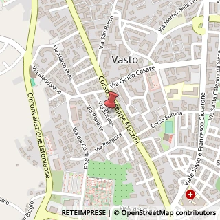 Mappa Via Euclide, 6, 66054 Vasto, Chieti (Abruzzo)