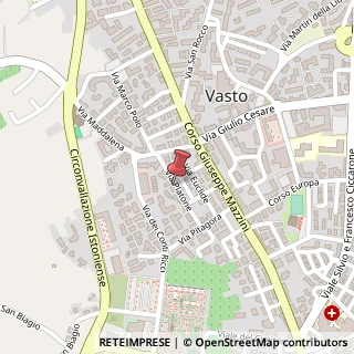 Mappa Via Platone, 59, 66054 Vasto, Chieti (Abruzzo)