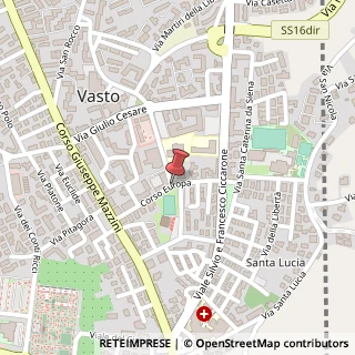 Mappa Corso europa 33, 66054 Vasto, Chieti (Abruzzo)