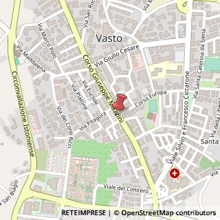 Mappa Corso Mazzini, 201, 66054 Vasto, Chieti (Abruzzo)