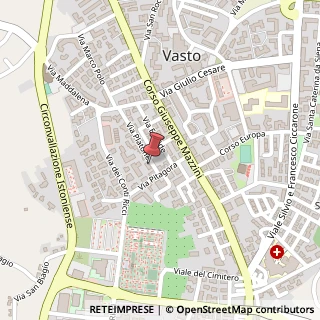 Mappa Via Platone, 5, 66054 Vasto, Chieti (Abruzzo)