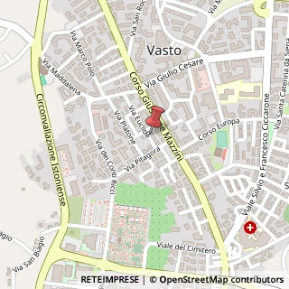 Mappa Via Euclide, 2, 66054 Vasto, Chieti (Abruzzo)