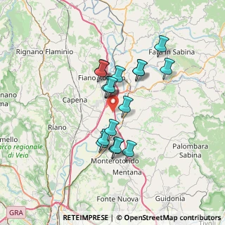 Mappa Via dei Girasoli, 00060 Capena RM, Italia (5.83059)