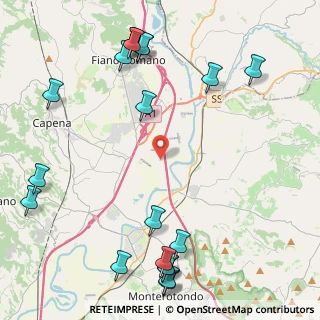Mappa Via dei Girasoli, 00060 Capena RM, Italia (6.223)