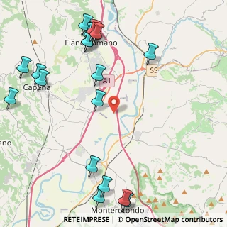 Mappa Via dei Girasoli, 00060 Capena RM, Italia (6.0385)