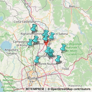Mappa Via dei Girasoli, 00060 Capena RM, Italia (10.88063)