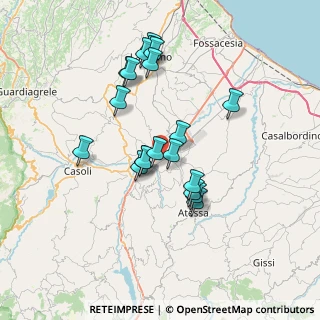 Mappa Via Piana La Fara, 66041 Piana , 66041 Piana (6.8015)