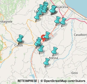 Mappa Via Piana La Fara, 66041 Piana , 66041 Piana (8.393)