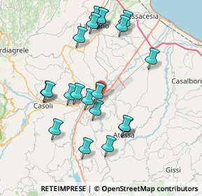 Mappa Via Piana La Fara, 66041 Piana , 66041 Piana (8.3005)