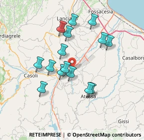 Mappa Via Piana La Fara, 66041 Piana , 66041 Piana (6.76933)