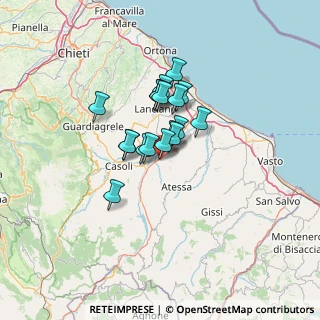 Mappa Via Piana La Fara, 66041 Piana , 66041 Piana (8.89222)