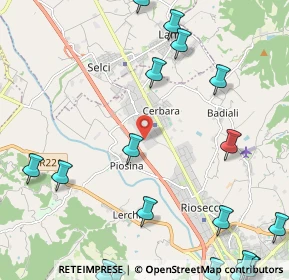 Mappa Via Sisi Cesare, 06012 Città di Castello PG, Italia (3.5005)