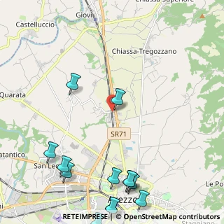 Mappa Località Ceciliano, 52100 Arezzo AR, Italia (3.26154)