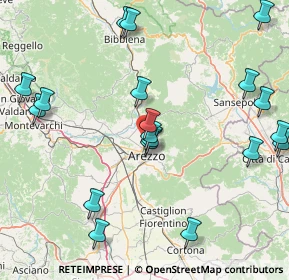 Mappa Località Ceciliano, 52100 Arezzo AR, Italia (20.08895)