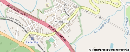 Mappa Pergine Valdarno