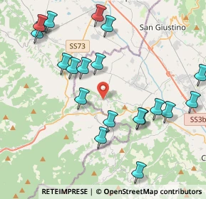 Mappa Via L. Franchetti, 06010 Citerna PG, Italia (4.786)
