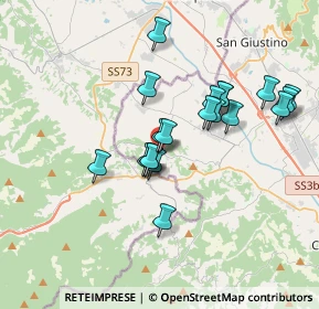 Mappa Via L. Franchetti, 06010 Citerna PG, Italia (3.2115)