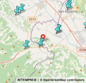 Mappa Via L. Franchetti, 06010 Citerna PG, Italia (5.85818)