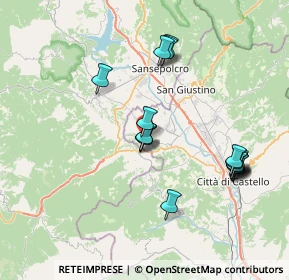 Mappa Via L. Franchetti, 06010 Citerna PG, Italia (7.72588)