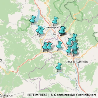 Mappa Via degli Steccati, 06010 Citerna PG, Italia (6.748)