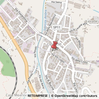 Mappa Via di Bucine, 30, 52025 Montevarchi, Arezzo (Toscana)