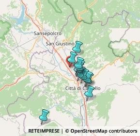 Mappa Via Elio Vittorini, 06012 Città di Castello PG, Italia (4.71455)