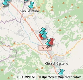 Mappa Via Elio Vittorini, 06012 Città di Castello PG, Italia (5.14364)