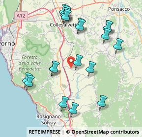 Mappa 56040 Orciano Pisano PI, Italia (9.0045)