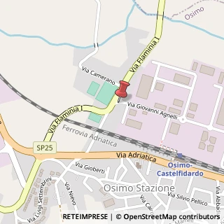 Mappa Via Giovanni Agnelli, 6, 60028 Osimo, Ancona (Marche)