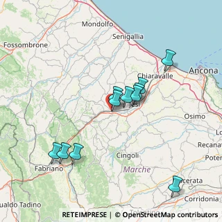 Mappa Contrada Stazione, 60030 Castelbellino AN, Italia (14.01455)