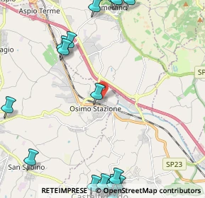 Mappa Via Aristide Merloni, 60131 Osimo AN, Italia (3.33889)