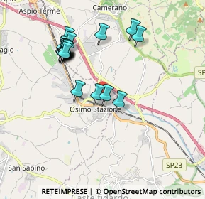 Mappa Via Aristide Merloni, 60131 Osimo AN, Italia (1.9245)